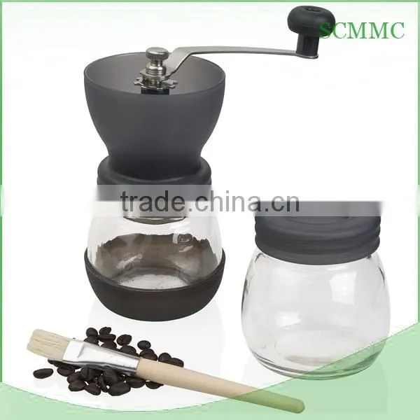Manual Ceramic Burr Coffee Grinder