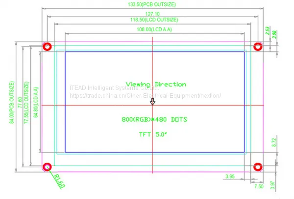 Nextion NX8048T050 - 5.0 photo-4