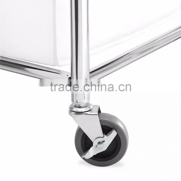 Vivinature Chrome Plating Frame Laundry Sorter With 4 Lift off Sorters photo-6