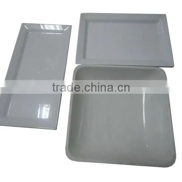 Silver Plastic Charger Tray photo-2
