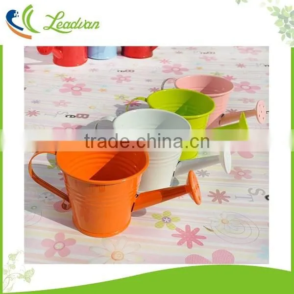 Cheap Small Garden Kids Metal Decorative Watering Can photo-2