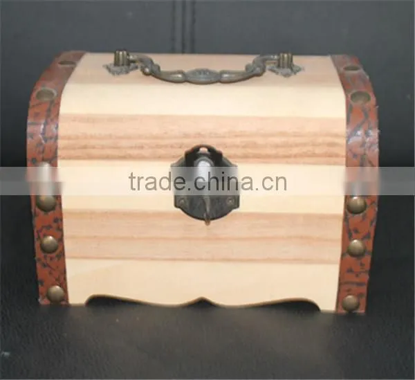 Handmade Hot Selling Antique Wood Jewelry Box With Handle photo-4
