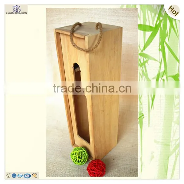 Details Carved Cutting Board Fixing Wooden Wine Box photo-3