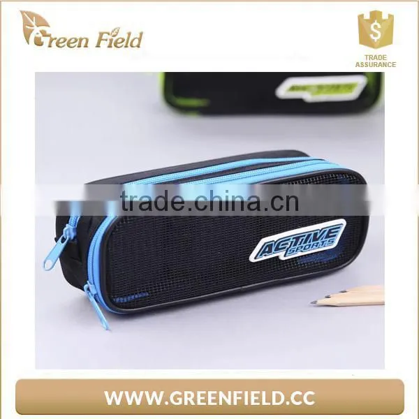 Double Layer Pencil Case Canvas Pen Pouch Pencil Bag photo-4
