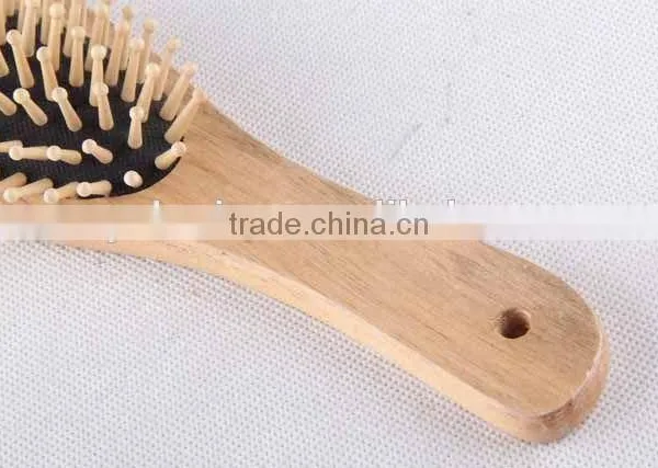 Elastic Massage Wooden Comb With Hanging Hole/hair Brush photo-2