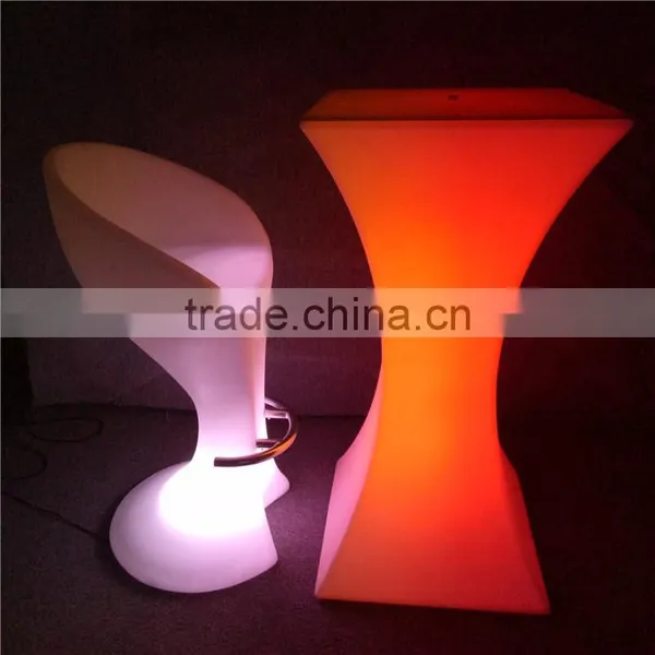 Commercial Fashion Illuminate Growing Lighting Waterproof LED Stool With Table for Night Club/pub/home photo-6