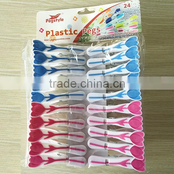 Plastic Soft Touch 20 Pcs Clothes Pins Pegs photo-4
