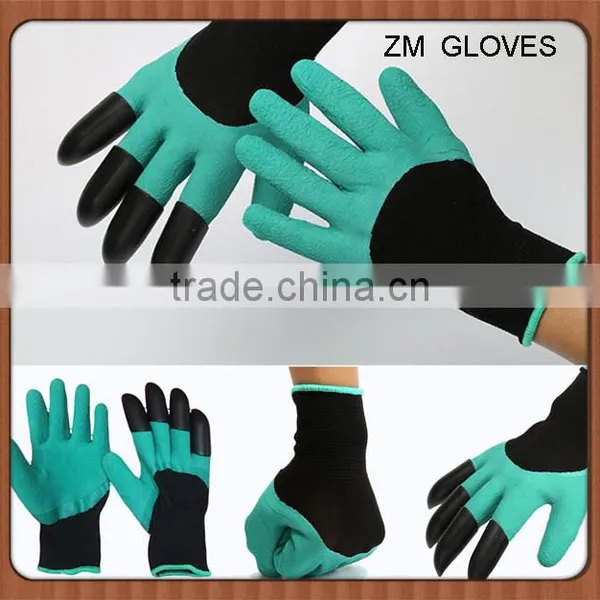 ABS Plastic Garden Digging Genie Gloves With Claws photo-6