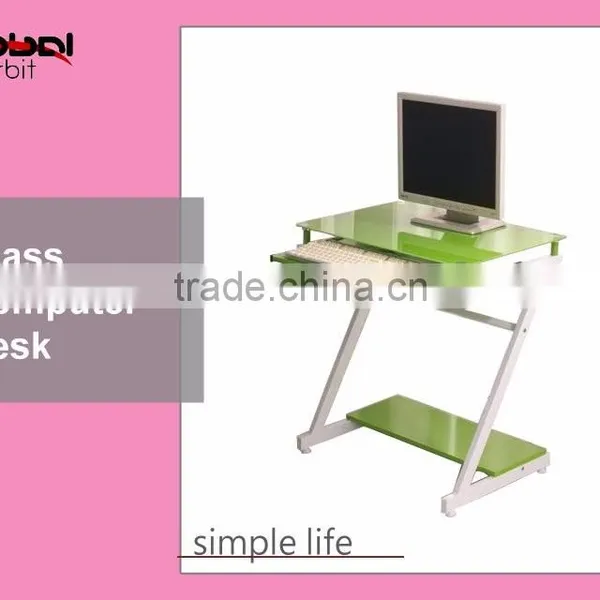 Glass Desktop Design Study Cum Modern Computer Table photo-4