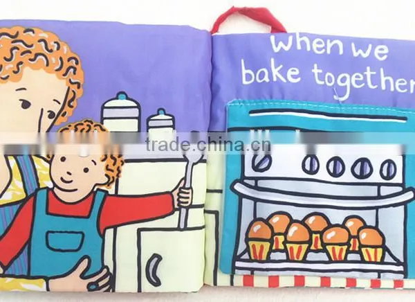 Hot Intelligence Development Baby Kids Educational Cloth Books Soft Series Colorful Fabric Kid Learning Book photo-5