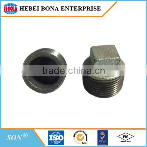 ISO Certified Malleable Cast Iron Pipe Fitting Plug photo-6