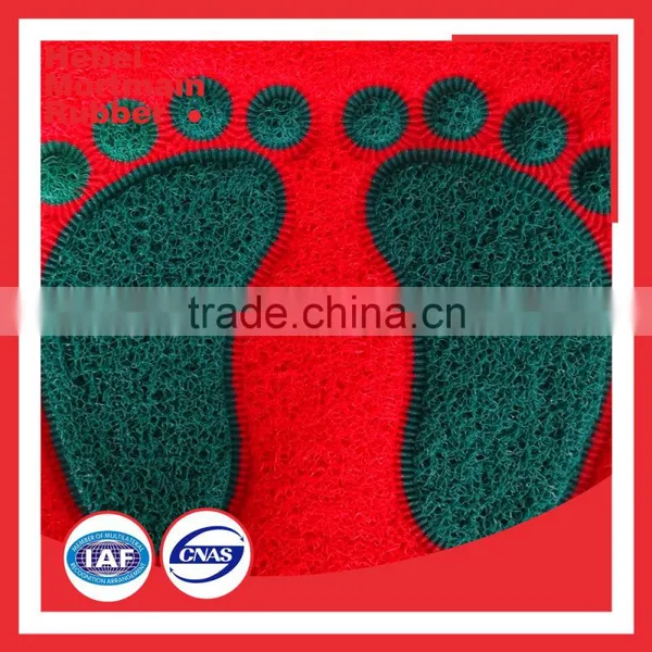 Anti-slip Customs Foot Print Pvc Room Mat Pvc Door Mat Outdoor Pvc Door Mat photo-4