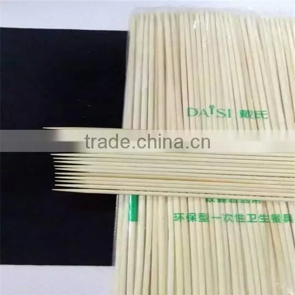 China Factory Hot Sale Disposable Barbecue Tools Round Sticks BBQ Natural Bamboo Skewers photo-2