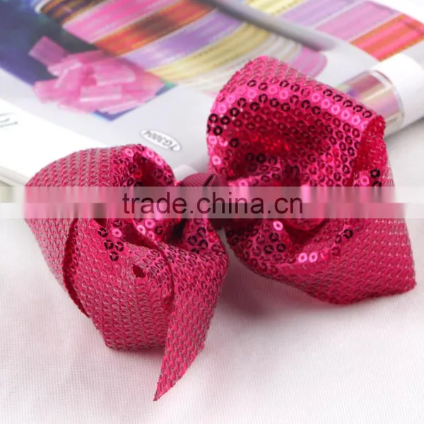2017 Custom Wholesale 6 Inch jo jo Siwa Type Hair Bows photo-6