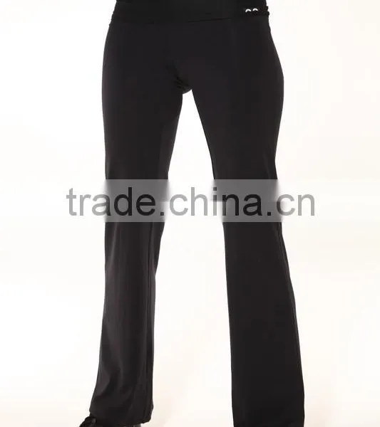 Blockout Womens Sport Wear. Yoga Exercise Mesh Roll Over Pants Tights photo-3