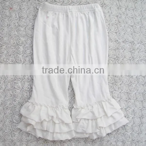Hot Sale Baby Girls Ruffle Pants Triple Bottom Ruffle Children Icing Leggings Pants Wholesale Kids Legging Pants photo-6