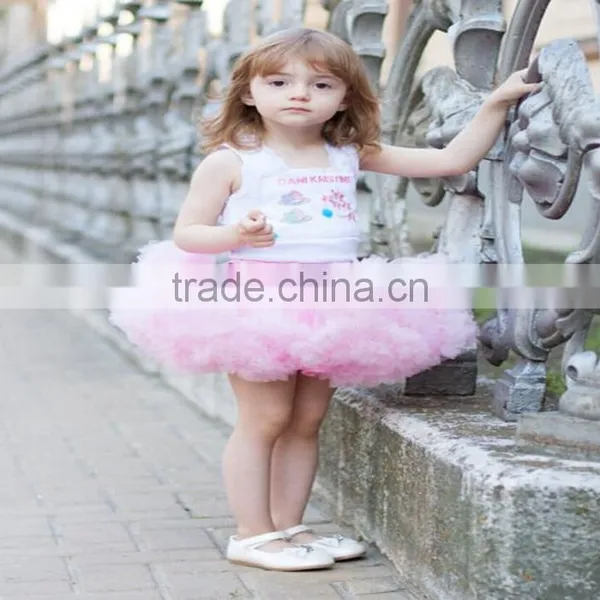 High Quality Wholesale Colorful Kids Chiffon Pettiskirt Tutu For Toddler Girls photo-4