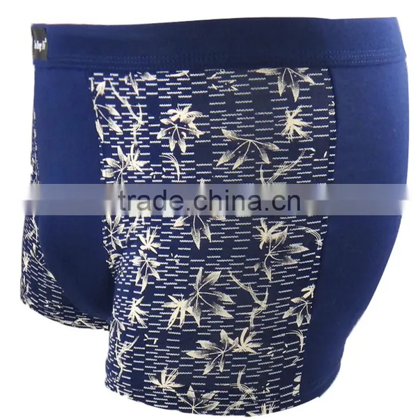 Top Quality Fashion Printing Men Briefs Soft Bamboo Fiber Men Shorts Sexy Strong Men Boxers photo-4