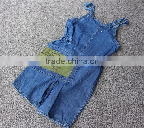 Fashion Suspender Trousers for Girls,lovely Overall for Childrens,jeans Overall for Kids photo-3