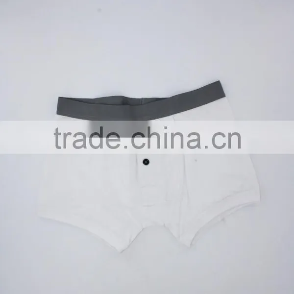 White Underwear Boxers Men Woven Logo photo-2