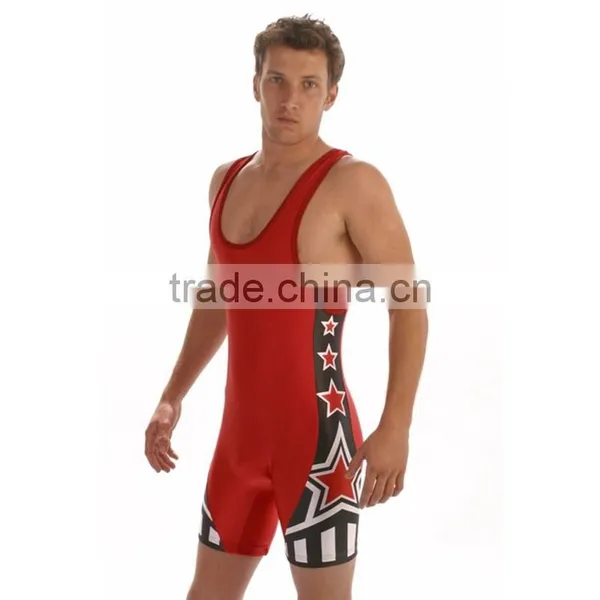 Weight Lifting Suit Wrestling Singlet photo-2