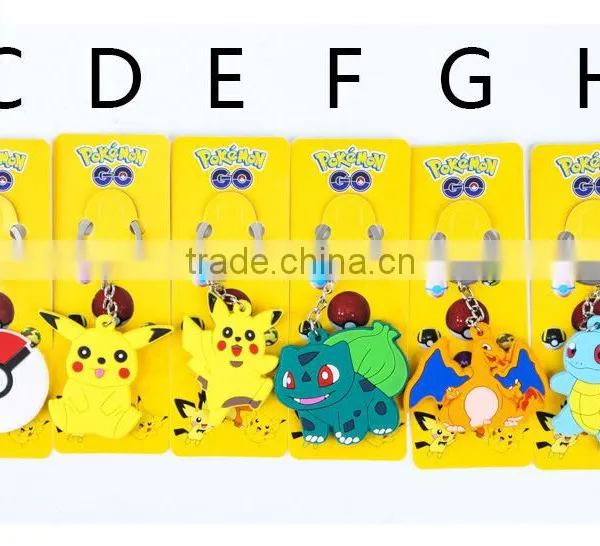 New Design Pokemon Keychain Pvc Keychain