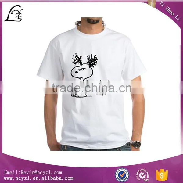 2016 Custom Wholesale Cute Cartoon Pictures Casual Short O-neck Men Shirt photo-2