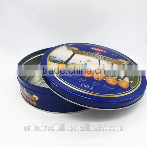 Customized Promotional Printed Metal Cookie Tin Box photo-2