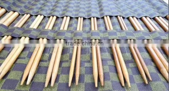 Double Pointed Smooth Bamboo Charcoal Stick Needle Sweater Knitted Needle photo-2