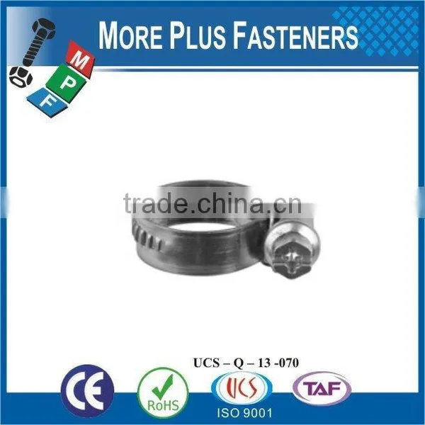 Made in Taiwan Stainless Steel Strong Stainless Steel Hose Clamps Flexible Hose Clamp European Style photo-4