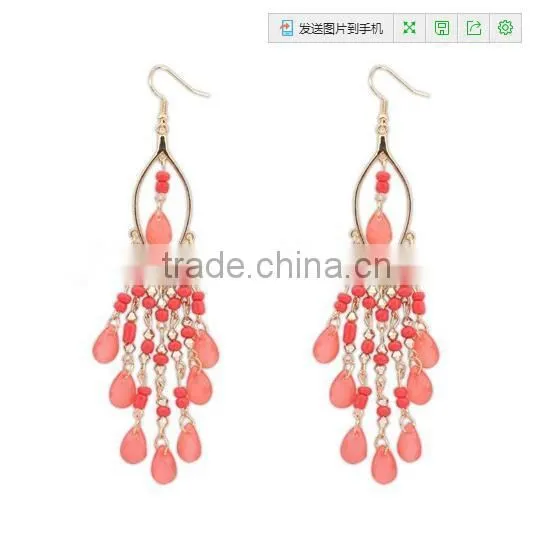 Bohemia Fashion Beads Tassels Earring photo-3
