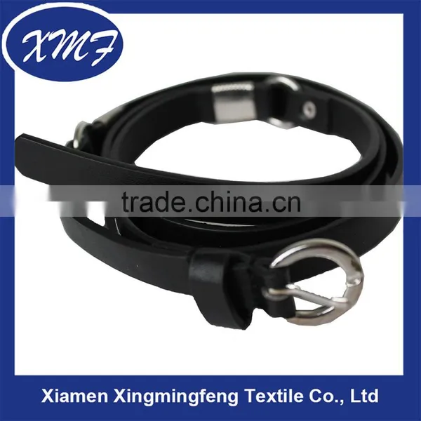 Trend All-match Fashion Manufacturer Black PU Leather Waist Belt for Women photo-2