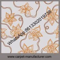 Fashion Design Jacquard Flower Loop Tile Tufted Machine Made Carpet photo-3