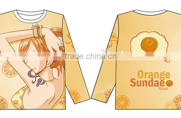 One Piece Japanese Cute Cartoon Good Quality Fashion Cosplay Warm Anime Long Sleeve T Shirt photo-2