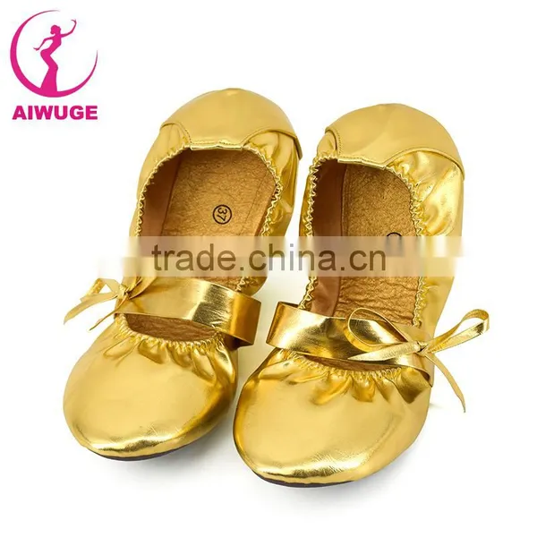 Cheap Professional Belly Dance Shoes Foldable Flat Dance Shoes photo-5