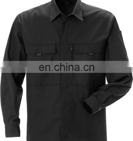 High Quality Construction 100 Cotton Work Shirts Anti Static fr Safety Work Shirt photo-3
