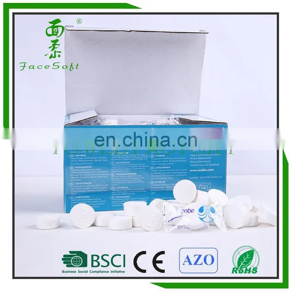 Eco-friendly Mini Magic Compressed Facial Tablet Tissue for Face Cleaning photo-6