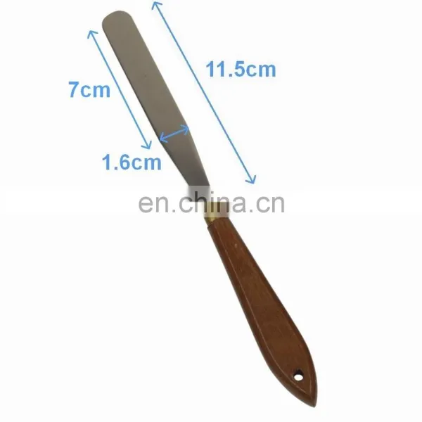 Brown Wooden Handle Palette Knife For Oil Painting photo-2