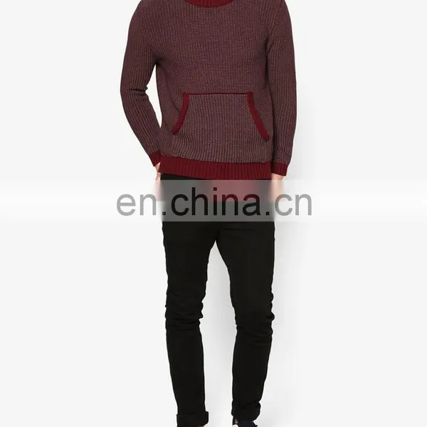 Fashion Shrug Wool Knit Sweater Christmas Winter Full Sleeve Pullover Sweaters for Men photo-5