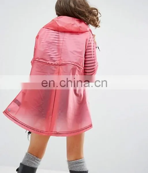 2017 Classic Blank Office Lady Elegant Long Waterproof Jackets Women Coats photo-2