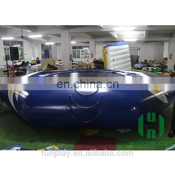 HI Gaint Outdoor Inflatable Orbit Water Trampoline With Solid Net photo-5
