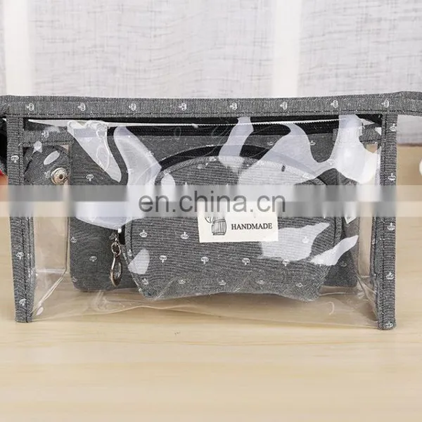 Fashion Storage Bag Three Piece Set Cosmetic Bag Customized Handbag Wholesale for Women photo-2