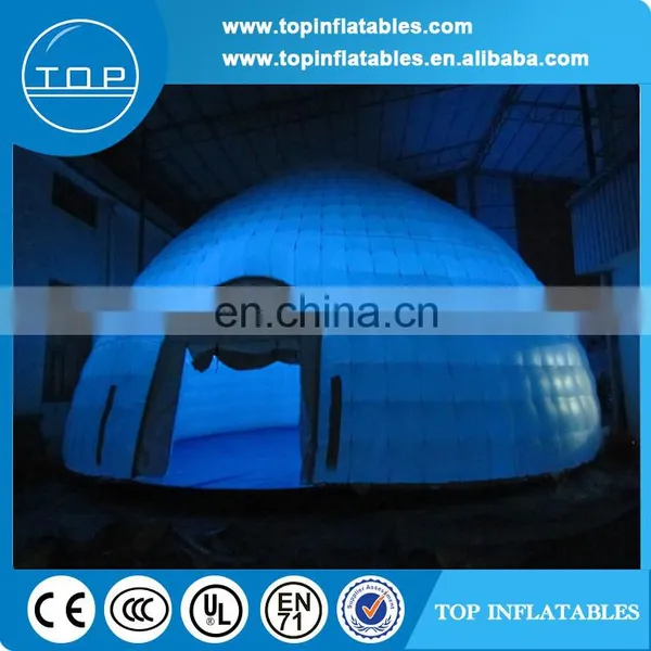 Party Used Inflatable White Dome Tent With Led Lighting for Sale photo-6