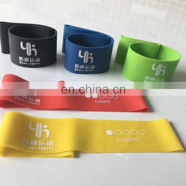 Best Exercise Loop Band Set of 5 - Workout Equipment for Yoga Crossfit Fitness Pilates Strength