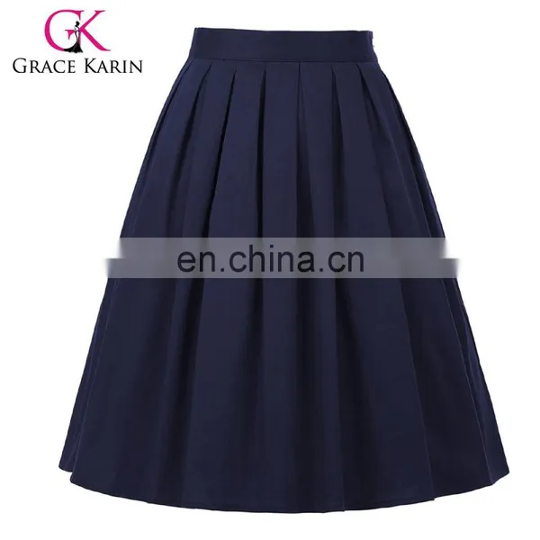 Grace Karin Occident Women's Vintage Retro Short Cotton 50s Skirt 21 Patterns CL6294-21