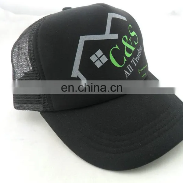 Custom Adjustable Black White Trucker Hat photo-6