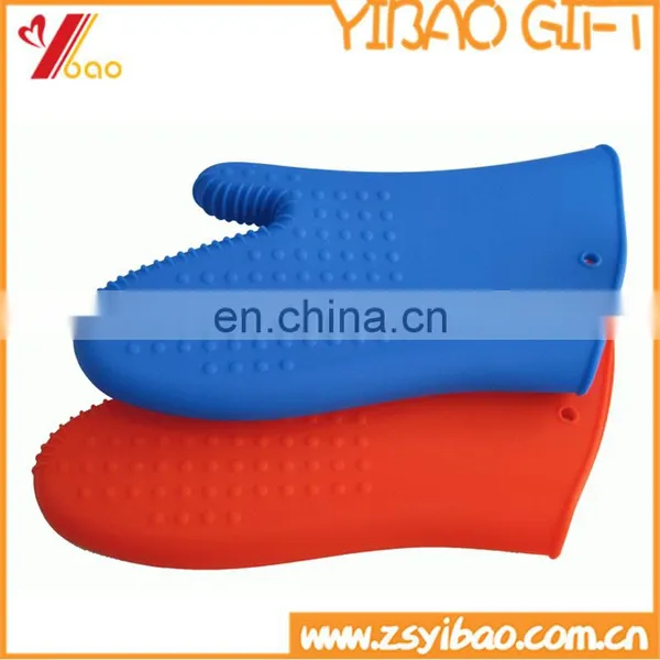 Customize Food-grade BBQ Heat Resistant Silicone Baking Gloves for Cooking photo-2