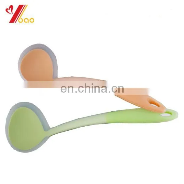 Eco-friendly Silicone Soup Spoon Colorful Silicone Spoon photo-4