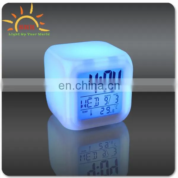 Rotate the Multi-function Clock 7 Colour,LED Backlight Alarm Clock photo-3
