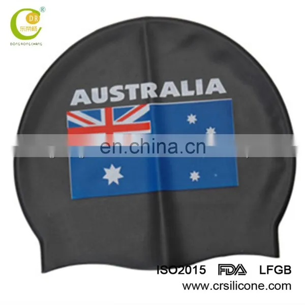 High Quality Waterproof Silicone Swimming Caps With Colored Logo photo-4